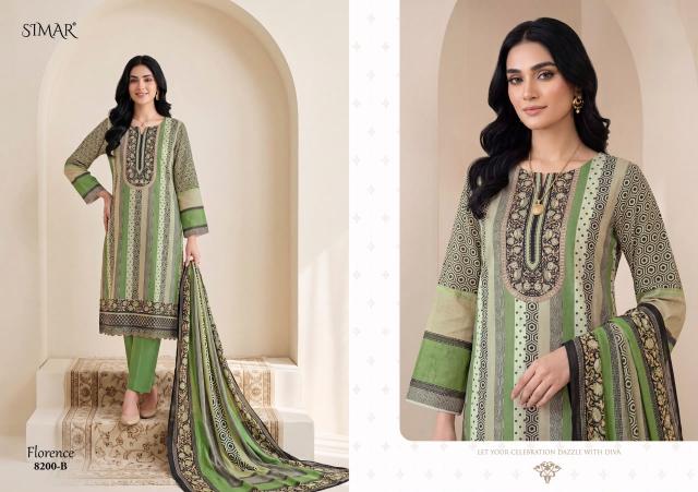 Glossy simar florence surat dress material wholesale shop